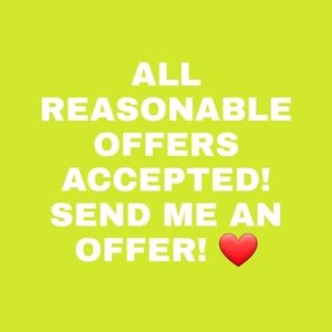 SEND ME AN OFFER ❤